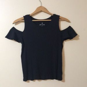 American Eagle cold shoulder shirt